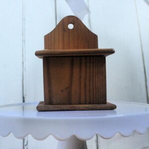 Wood Matchbox/Toothpick/Salt Box Holder